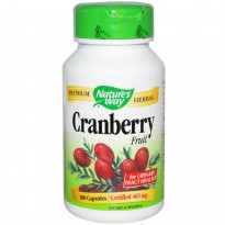 Nature's Way, Cranberry Fruit, 465 mg, 100 Capsules