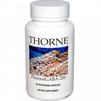 Thorne Research, PharmaGABA-250, 60 Vegetarian Capsules