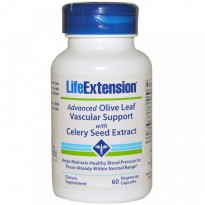 Life Extension, Advanced Olive Leaf Vascular Support with Celery Seed Extract, 60 Veggie Caps