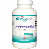 Nutricology, Liver Powder Beef, 200 g Powder